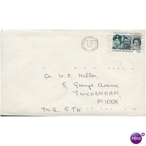 GB Cover 1986 - Queen Elizabeth 11 - 60th Birthday