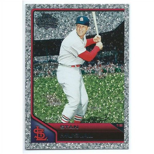 2011 Topps Lineage Diamond Anniversary Platinum Refractors - #40 - Stan Musial