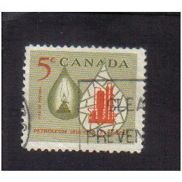 1958 canada oil industry 5c f/u sg507