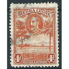 Sierra Leone 1932 SG160 4d Orange Fine Used ....
