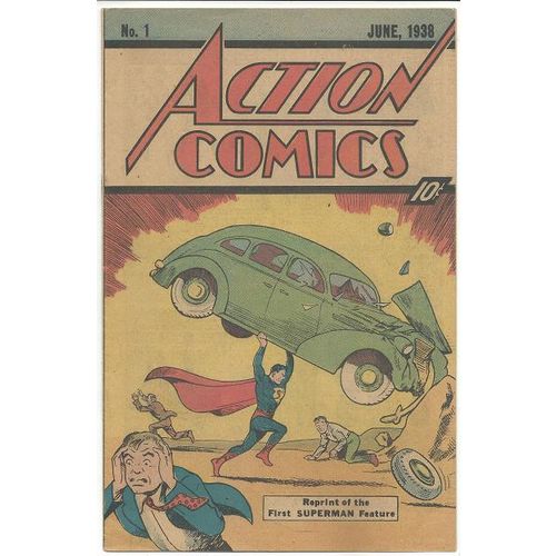 ACTION COMICS # 1 REPRINT 1976 RARE