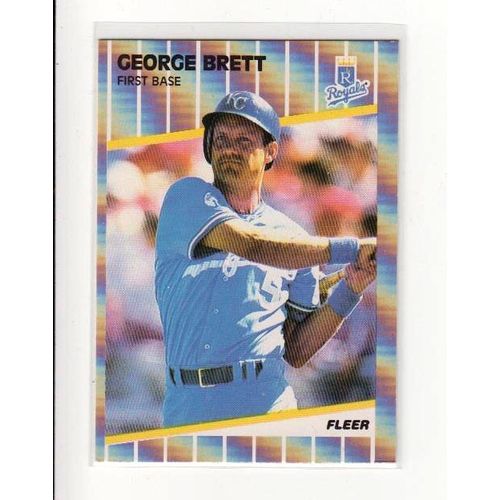 1989 Fleer baseball card George Brett #277 NM - Royals - HOF