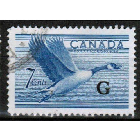 1952 Canada Sc# O31 used very fine - 7c Official, bird (goose)