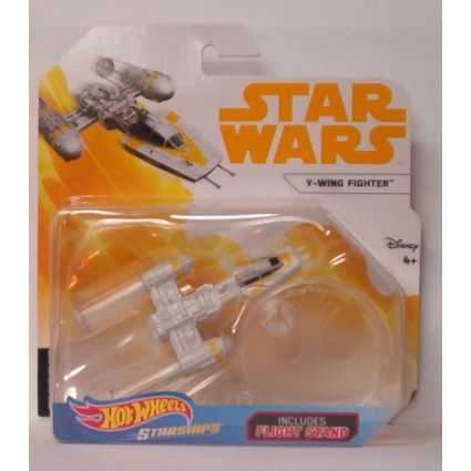 HOT WHEELS STAR WARS ' yellow card ' Y-WING FIGHTER