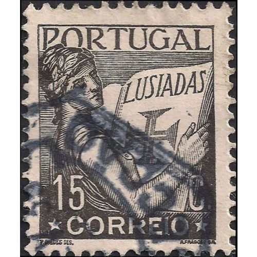 PORTUGAL, Lusiadas, black 1931, 15 centavo, #2