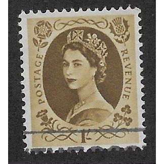 1958 1/- 'WILDINGS' (MULTI -CROWN WMK) FINE USED (EBID64-525)