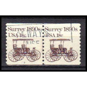 Used 1907 18c Surrey Very Fine CNP Left 3 PA0524