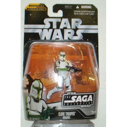 STAR WARS ' SAGA COLLECTION ' CLONE TROOPER SERGEANT action figure
