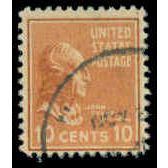 Used 815 10c John Tyler Barely Clears M07958