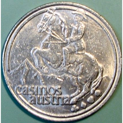 Casinos Austria. $1 Casino Token. Wien, Austria. R34.