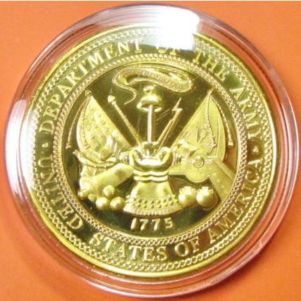 US Army, Military Intelligence. Challenge Coin. 1.50". 66b.