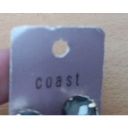 Coast Burlington Earrings Gold Silver Colour Leaf Shape Ladies for pierced ears