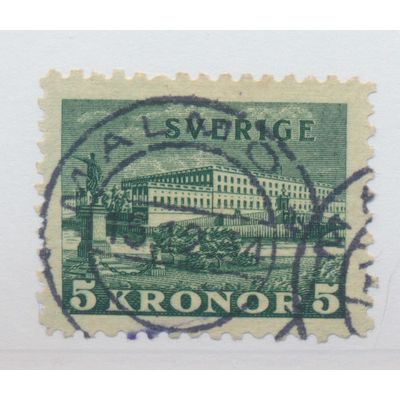 Sweden Stamp Scott #229, Used, Double Ring 1934 Malmo Cancel