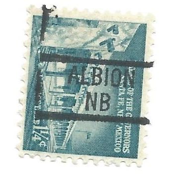 PRECANCEL -T&T ALBION, NEB 839 ON 1.25c LIBERTY