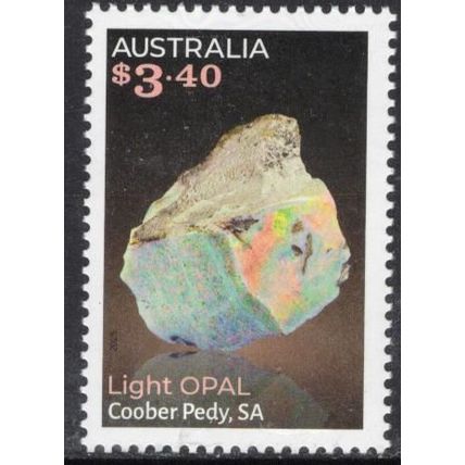 AUSTRALIA: 2025, $3.40 LIGHT OPAL DOMESTIC POST, MNH SHEET PERF STAMP