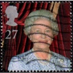 2000 Queen Mum's 100th Birthday. 27p Value, Queen ELizabeth G/Use From Minisheet