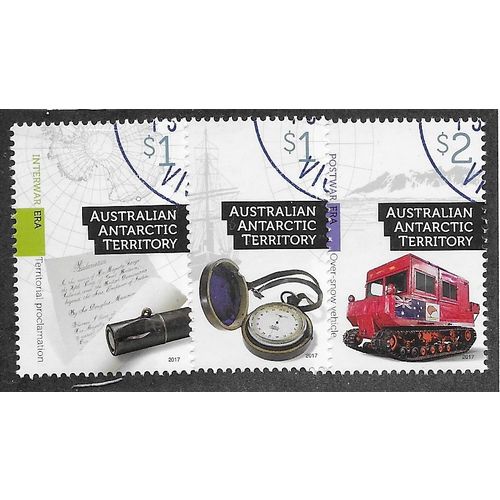 AAT 2017 SET 'CULTURAL HERITAGE ' (3v) FINE USED (EBID51-490)