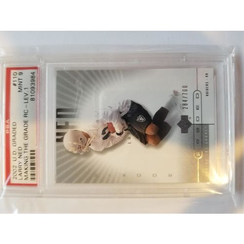 2002 UPPER DECK GRADED #110 'LARRY NED' PSA MINT 9! /700