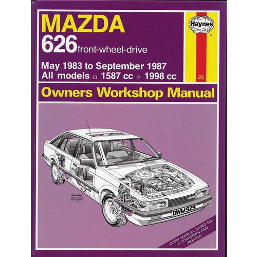 Haynes Manual Mazda 626 front-wheel-drive May 1983 to September 1987