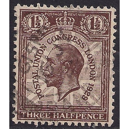 GB 1929 KGV 1 1/2d Purple Brown UPU Congress SG 436 ( K1230 )