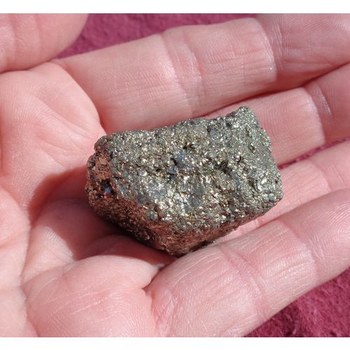 A Pyrite Raw 1.5 Inch Energy Work Metaphysical Gridding