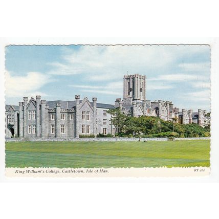 King William's College Castletown Isle of Man Postcard 424