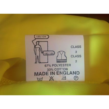 Unisex Hi Viz Lab Coat Laboratory Coat Warehouse Coat Factory Jacket BNIP