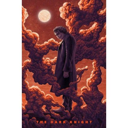 18 BATMAN THE DARK KNIGHT JOKER SILK SCREEN MOVIE POSTER MONDO PELCER #/250 MINT
