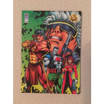 Deathmate miniseries promo card, 1993