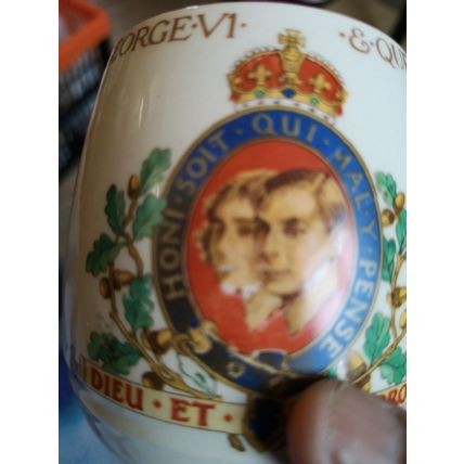 4 George Vi Coronation Mugs