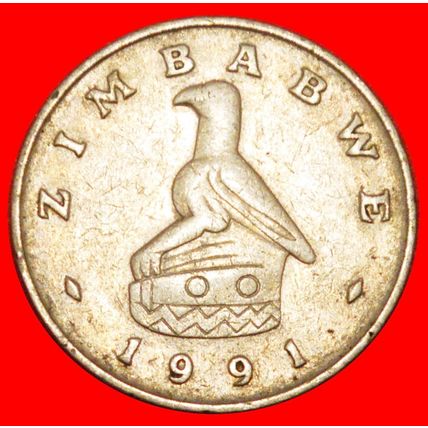 GREAT BRITAIN (1980-1997): ZIMBABWE ★ 20 CENTS 1991 BRIDGE!★LOW START★NO RESERVE