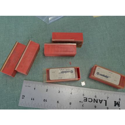 NEW lot 60 CARBOLOY GE 523 SM10 32 CARBIDE INSERTS, GRADE: 449,4R6083,SV