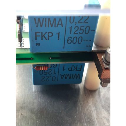 LJU INDUSTRIEELEKTRONIK KM-EINSP 62424 POWER CAPACITORS ASSEMBLY,WIMA FKP1,HD