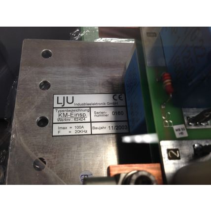 LJU INDUSTRIEELEKTRONIK KM-EINSP 62424 POWER CAPACITORS ASSEMBLY,WIMA FKP1,HD