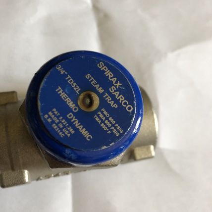 3/4" npt Spirax Sarco TD52L,B.M. 59314C Cool-blue THERMO-DYNAMIC Steam Trap,BO