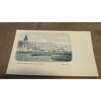 Early Postcard - Marine Parade & Clock Tower, Margate - Kent