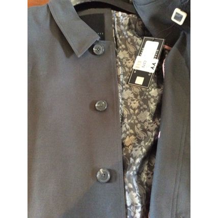 Gianni Feraud - M - 40" Gents Grey Stylish Smart Overcoat Jacket Coat Rrp £375