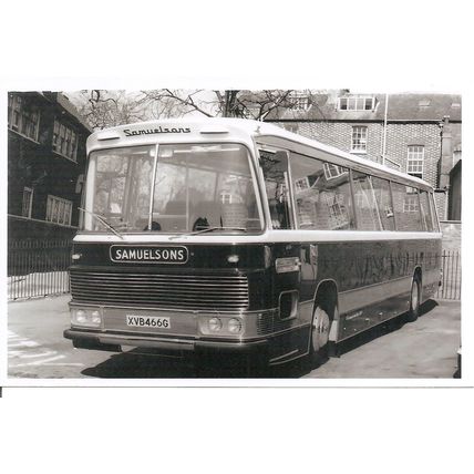 Black & White Photograph of Samuelson New Transport Co. Ltd. - XVB 466G