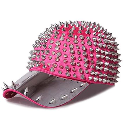 Punk Full Pointed Rivet Baseball Personality Hip-hop Street Dance Cap