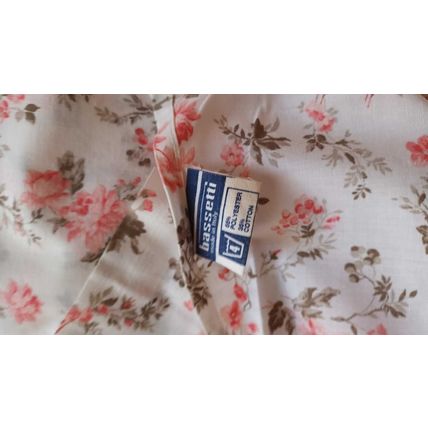 BRAND NEW Pair of Bassetti Italian Polyester/ Cotton Pink Floral Sheets