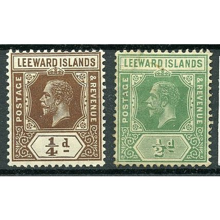Leeward Islands KGV sg46/7 - MH