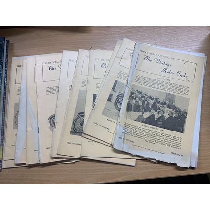 1964 12 x THE VINTAGE MOTOR CYCLE MAGAZINES JAN TO DECEMBER (P4)
