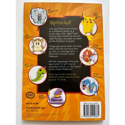 POKEMON - ISLAND OF THE GIANT POKEMON (AUSTRALIAN PAPERBACK, 1999)