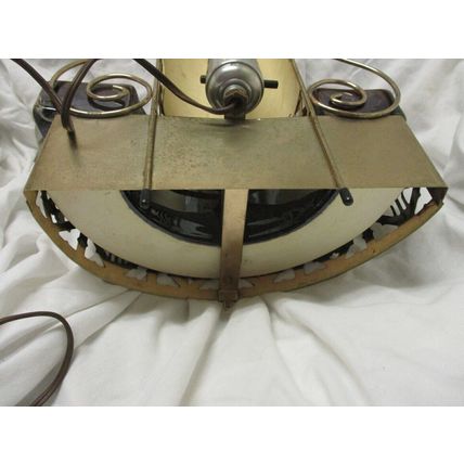 Vintage from the 1950s mid century modern tv planter/lamp sierra-columbia