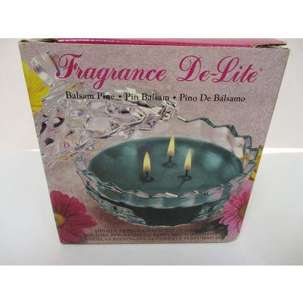 Fragrance Candle De-Lite Highly Perfumed Specialty Candle with Stylish Glass Dis