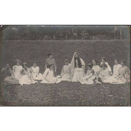 The Actresses of Demeter, Bath, Somerset, 1910 - RP Postcard
