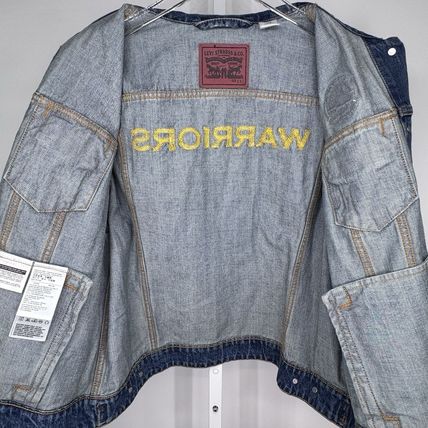 Levi’s NBA Golden State Warriors Trucker Jacket Women’s XXL Rare Limited Edition