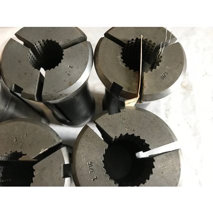 LOT 6 NAMCO 1", 1-1/8,1-3/16,1", 1 1/8,1 3/16 ACME GRID ROUND COLLETS,AJ