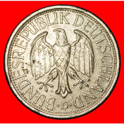 Ⰶ NOT COMMUNIST (1950-2001): GERMANY ★ 1 MARK 1974D BAVARIA★LOW START★NO RESERVE