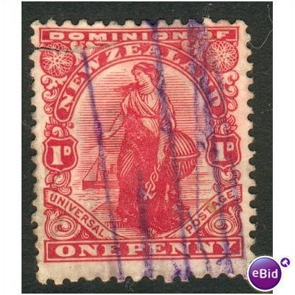 New Zealand stamps 1909 - SG 405 - Commerce 2 - used